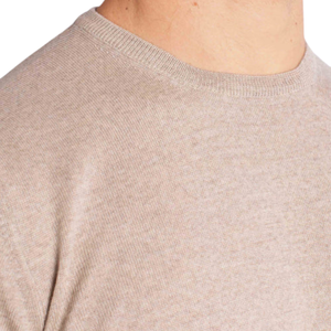 Pull en maille à col rond pour homme, manches longues, uni, doux, chaud, décontracté, hiver, personnalisé, 100% coton, coupe classique, léger - Product Image 6