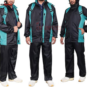 Manteau de pluie Eva personnalisé pour l'extérieur imperméable pour adulte escalade à capuche fermeture éclair veste à capuche pluvieuse pêche à la mouche gilet de sauvetage - Product Image 5