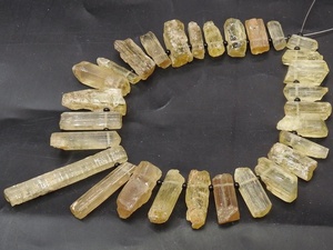 Cristal Natural de Escapolita en Bruto, Barra Amarilla Curativa de 8 Pulgadas, 10 a 20 mm de Largo para Fabricación de Joyas - Suministros al por Mayor, Nuevo - Product Image 3