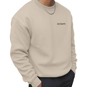 เสื้อสเวตเชิ้ตผู้ชายดีไซน์ใหม่ ราคาสมเหตุสมผล บริการ OEM ทรงโอเวอร์ไซส์ ไหล่ตก สวมใส่สบาย ระบายอากาศได้ดี - Product Image 6