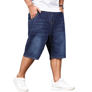 ชุดเดรสยีนส์ผู้ชายไซส์ใหญ่ ระบายอากาศได้ดี ใส่สบาย เหมาะสำหรับฤดูร้อน ผ้าทอ เอวกลาง ผลิตจำนวนมาก ปรับแต่งได้ - Product Image 6