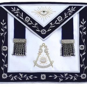 Mandil Masónico del Rito Francés de los Francmasones con Calidad Premium, Color y Logotipo Personalizados, Disponible en Todos los Tamaños - Product Image 5
