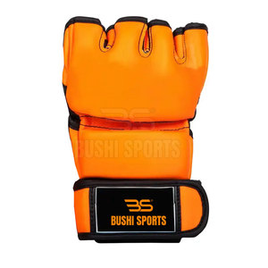 Guantes de MMA Profesionales de Cuero PU con Diseño de Logotipo Personalizado, Guantes de MMA Tailandeses de Cuero 100% Resistentes - Product Image 3