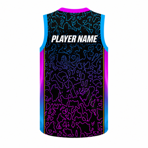 Ensemble d'uniformes de basketball respirants sans manches pour hommes avec short, numéro et logo personnalisés, et maillot anti-humidité - Product Image 5