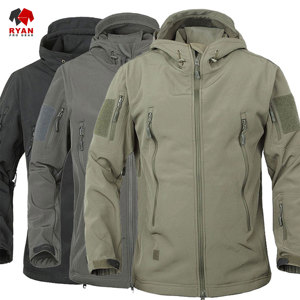 เสื้อแจ็คเก็ตซอฟต์เชลล์คุณภาพพรีเมียมสำหรับผู้ชาย แบบมีซิป ปิดคอแบบมีฮู้ด ผ้าระบายอากาศได้ดี พร้อมโลโก้ที่ปรับแต่งได้ - Product Image 6