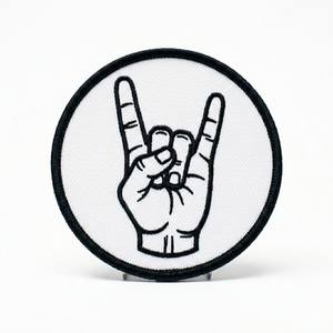 Patch brodé personnalisé en denim rose, motif sac d'argent et dollar, thermocollant ou à coudre, pour vestes streetwear, vente en gros - Product Image 5