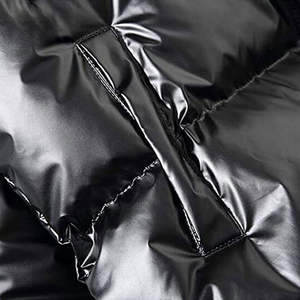 Fabricante de Ropa Personalizada, Chaqueta de Invierno para Hombre, Estilo Urbano, Chaqueta Cortavientos con Revestimiento de PU Termoactivo - Product Image 6