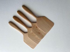 Eco Friendly Wooden Kitchen Spoon Set With Spatula Ladle Turner And Serving Spoon For Cooking And Baking - Product Image 3