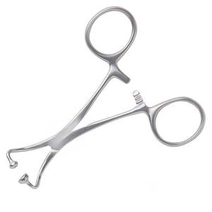 Pinza para Toallas Roeder con Bola en las Puntas de 13 cm, Acero Inoxidable de Grado Médico, Fabricante y Exportador de Pinzas Quirúrgicas - Product Image 3