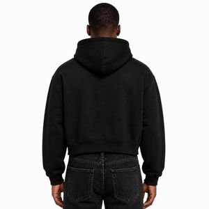 Sudadera con Capucha Personalizada de Invierno con Diseño Gráfico, Estilo Hip Hop Urbano para Hombre, Corte Regular, Forro Polar, Manga Bordada, Venta al Por Mayor OEM - Product Image 3