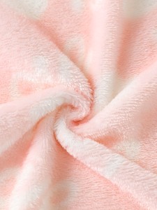 Ensemble de pyjama en polaire pour femme, manches longues, imprimé rayé rose, doux et confortable, vêtements de nuit d'hiver, col montant, fermeture à cordon, longueur intégrale - Product Image 6