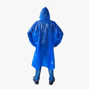 Waterproof Hooded <b>Poncho</b> Raincoat Lightweight Reusable Full Body Rain Wear for Travel Bike Riding and Outdoor Use for Unisex - Product Image 2