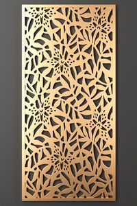 Panel Decorativo Separador de Ambientes de Metal Cortado con Láser Estilo Art Deco, Revestimiento Impermeable, Instalación Rápida y Fácil - Product Image 3