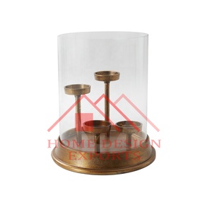 Supports à bougies Fancy T-Light Holder at Wholesale Best Seller Candle Votive avec verre pour la décoration intérieure New Design Metal - Product Image 3