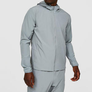 Chaqueta Deportiva de Secado Rápido de Alta Calidad Personalizada al por Mayor para Hombre, Ajustada, para Deportes al Aire Libre, Correr, Cortavientos - Product Image 3