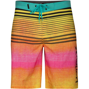 Short de bain décontracté pour homme en polyester/coton respirant à séchage rapide, taille mi-haute avec cordon de serrage, style Bermuda, couleur unie 34 - Product Image 5