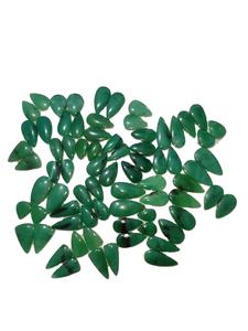 Cabujón de piedras preciosas par de crisoprasa de calidad estándar con piedras preciosas disponibles en forma de mezcla pulida natural a la venta - Product Image 3