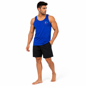 Bordes impecables y tela suave que brindan comodidad para la camiseta sin mangas para hombre, con tejido transpirable para actividades al aire libre y rutinas diarias. - Product Image 6