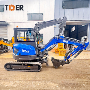 Escavadeira Mini Hidráulica TCE40 de 4 Toneladas da Marca Chinesa TDER com Controles Piloto e Motor Kubota - Product Image 3