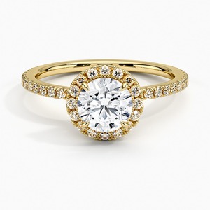 Elegant Gold Ring Sparkling Diamond Style Stone Romantic Engagement Bridal Wedding Jewelry <b>Present</b> - Product Image 4