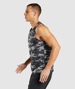 Débardeur de sport uni personnalisé pour homme, haute qualité, idéal pour la course et la gym – Nouvelle collection très demandée - Product Image 4