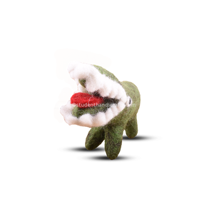 Figurine en feutre de crocodile de Noël, jouet mignon pour enfants - Product Image 1
