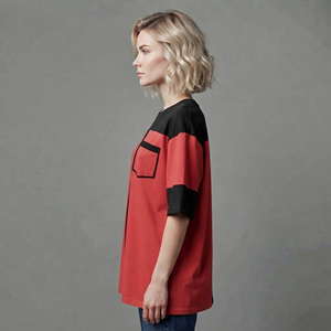 Camisetas casuales modernas con estampado gráfico de gran tamaño para un estilo relajado de fin de semana, camisetas para mujer con tela suave al tacto en muchos colores. - Product Image 3
