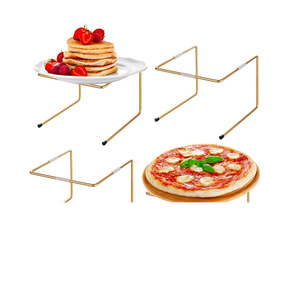 Support en métal pour plateau à pizza, présentoir alimentaire pour traiteur, buffet, restaurant, support à gâteau de mariage, présentoir à desserts - Product Image 1