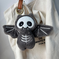En gros, Peluche mignonne de dessin animé Halloween (démon, chauve-souris), Pendentif pour sac et sac à dos, Porte-clés en peluche