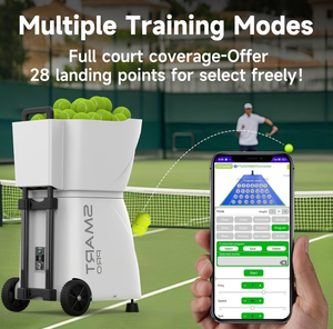 Máquina Lanzapelotas de Tenis Profesional 100% NUEVA Y ORIGINAL, Lanzador de Pelotas de Pádel con Capacidad para Más de 115 Pelotas, Velocidad Máxima, Programación Remota por Aplicación - Product Image 4