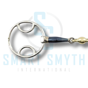 Bocado de caballo profesional de acero inoxidable con anillo suelto y rombo de cobre para equitación y entrenamiento - Product Image 5