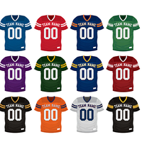 Lot de déstockage de maillots de football à manches courtes en polyester, surplus en vrac, tailles et couleurs variées, équipes mixtes