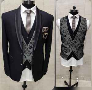 Traje de Esmoquin Premium Estilo Italiano para Hombre, Conjunto de Blazer Transpirable 100% Poliéster, Ropa Formal para Bodas y Fiestas, Atuendo Moderno para Caballero - Product Image 4