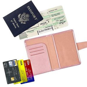 Cartera de Cuero PU Genuino Hecha a Mano para Hombre, con Cierre Abierto, Bloqueo RFID, para Pasaporte, con Logotipo Personalizado - Venta al Por Mayor - Product Image 3