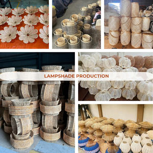 Lámpara Colgante de Mimbre de Bambú Hecha a Mano Estilo Boho para Hogar, Cafetería, Restaurante - Product Image 5