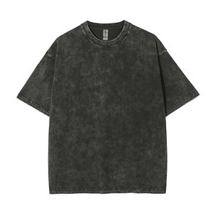 เสื้อยืดคอตตอนผู้ชายไซส์ใหญ่ สีพื้น คอกลม แขนสั้น สไตล์ลำลอง ทรงหลวม ย้อมสีเรียบๆ มีจำหน่าย - Product Image 2
