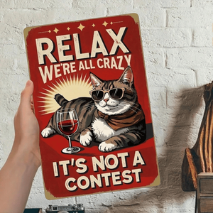 CIFbuy Plaque décorative vintage rétro en aluminium 8x12 pouces pour bar, cuisine, bureau, avec TikTok et pour le service de retrait Temu - Product Image 4