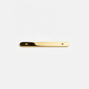 <b>Antique</b> Bronze Brass back Plate Oval shape Furniture Handles & Knobs Modern Design Home Office Living Room Dresser Hardware pull - Product Image 3