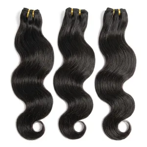 ผมแท้สีดำธรรมชาติแบบลอนคลื่น  ความหนาแน่น 100%  แบบ Double Drawn  ไม่ใช่ผม Remy  ปรับขนาดได้ - Product Image 5
