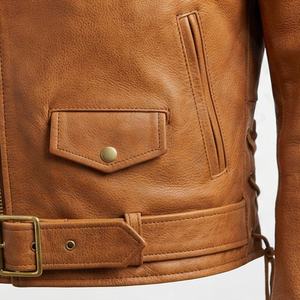 Veste en cuir pour homme NAI-0450A, vêtements de moto tendance, vêtements de motard élégants, équipement de protection pour la conduite, couleur personnalisée - Product Image 5