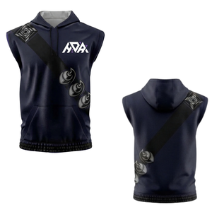 Vente en gros – Nouveauté 2026 – Sweat à capuche sans manches en molleton pour jeunes, mélange coton-polyester, tissu respirant, vêtements de sport, fournisseur de haute qualité - Product Image 1