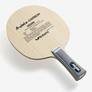 OFERTA: Raqueta de Tenis de Mesa FL 30041 ST 30044 Offensive Shakehand, 5 Capas de Madera + Carbono Arylate, 157x150mm, 87g, Hecha en Japón - Product Image 1