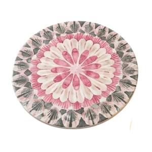 Boho Luxe Shell Charger Plate Mother of Pearl Placemat for Beach Wedding Decor & <b>Table</b> Style Storage - Product Image 2