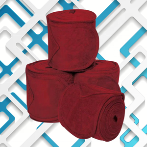 Bandages en coton écologique pour chevaux de course noirs Bottes de soins pour chevaux en polaire avec caractéristiques de protection - Product Image 4