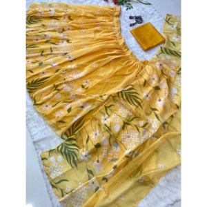 <b>Beautiful</b> Floral Print Party Wear Lehenga Choli Size 2XL - Product Image 3