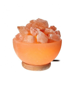 La lampe en sel de l'Himalaya ajoute une lueur décorative chaleureuse aux bureaux, aux étagères, aux tables de chevet et aux espaces de vie grâce à sa beauté naturelle. - Product Image 5