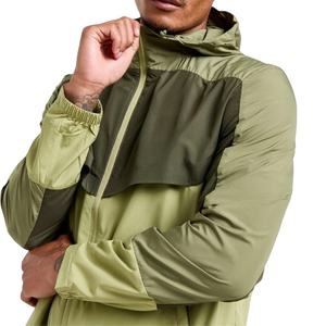 แจ็กเก็ตกันลมพิมพ์ลายโพลีเอสเตอร์ออกแบบโลโก้ได้ตามต้องการสำหรับผู้ชายเสื้อกีฬากลางแจ้ง - Product Image 5