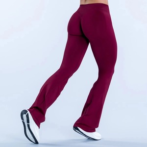 Leggings de Yoga Ajustados Personalizados con Efecto Levanta Glúteos, Leggings Deportivos Sin Costuras para Mujer, Leggings de Yoga Acampanados JYCK5482, Leggings para Mujer con Efecto Levanta Glúteos - Product Image 6