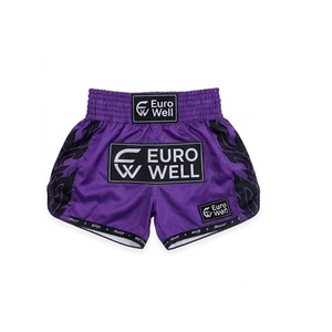 Top Grade Custom Elastic Waist Satin Muay Thai Shorts Thai Boxing <b>Trunks</b> Activewear Sportswear Muay Thai Shorts - Product Image 1