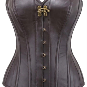 คอร์เซ็ตของผู้หญิงวินเทจชุดกระชับสัดส่วนเซ็กซี่แบบโอเวอร์บัสเทจคอร์เซ็ทผ้าบอร์เคดระบายอากาศทันสมัยสำหรับขนาดใหญ่พิเศษ - Product Image 1